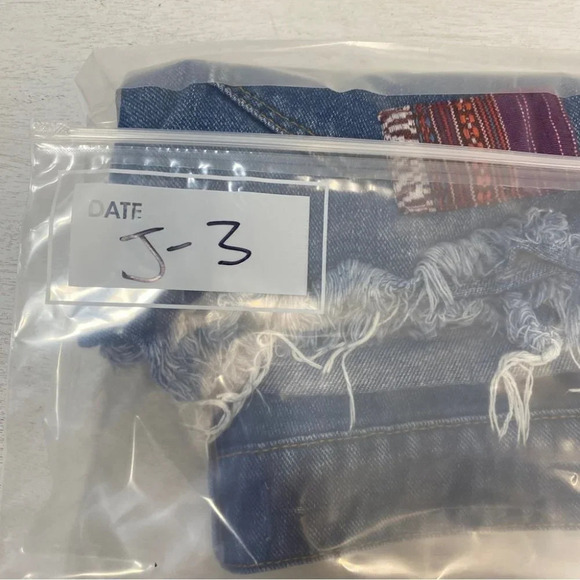 Bullhead Mom Shorts Fray Cutoff Patchwork 3 - Picture 7 of 7